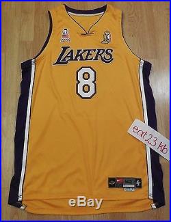 2002 KOBE BRYANT Nike game issued pro cut jersey 52+4 8 lakers authentic