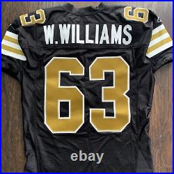 2002 New Orleans Saints Team Issued Wally Williams Jersey And Pants
