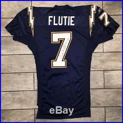 2002 Reebok Team Game Issued Autograph Jersey Doug Flutie San Diego Chargers 48