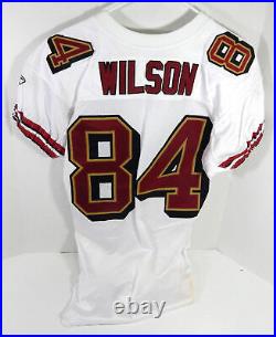 2002 San Francisco 49ers Cedrick Wilson #84 Game Issued White Jersey 40 907