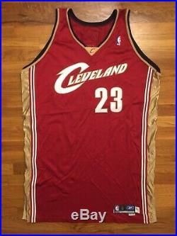 2003 Cleveland Cavaliers Lebron James Game Issued Used Worn Jersey 52+4 pro cut