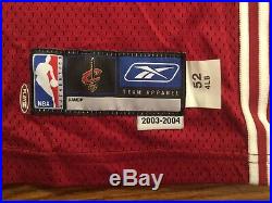 2003 Cleveland Cavaliers Lebron James Game Issued Used Worn Jersey 52+4 pro cut