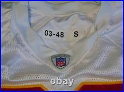 2003 Johnnie Morton Kansas City Chiefs NFL Team Issued Jersey Reebox Game Jersey