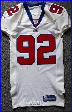 2003 New York Giants Michael Strahan game issued jersey, rare