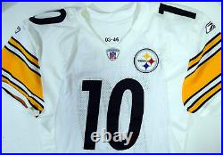 2003 Pittsburgh Steelers #10 Game Issued White Jersey 46 DP21260