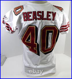 2003 San Francisco 49ers Fred Beasley #40 Game Issued White Jersey 44 35