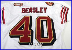 2003 San Francisco 49ers Fred Beasley #40 Game Issued White Jersey 44 35