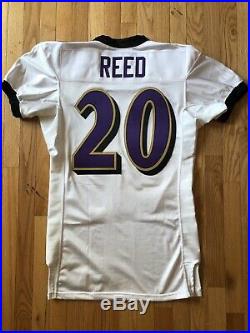 2004/2005 Ed Reed Baltimore Ravens 10th Anniversary Game Issued Jersey Size 44