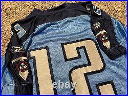 2004 Tennessee Titans #12 Doug Johnson Team Issued Jersey Reebok Game 54 Florida
