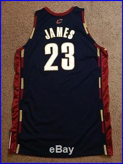 2005-2006 Reebok Lebron James Game Issued Cleveland Cavaliers Road Jersey