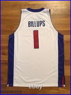 2005 Detroit Pistons Chauncey Billups Game Worn Jersey 52+2 issued used pro cut