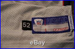 2005 New England Patriots Silver Game Un Used Team Issued Jersey Paxton 66 RARE