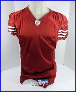 2005 San Francisco 49ers Blank Game Issued Red Jersey 44 DP34686