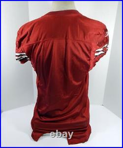 2005 San Francisco 49ers Blank Game Issued Red Jersey 44 DP34686