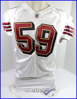 2005 San Francisco 49ers Cody Wallace #59 Game Issued White Jersey 46 285