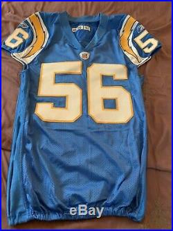 2006 Chargers Shawne Merriman Game Worn Used Team Issued Afl Retro Jersey