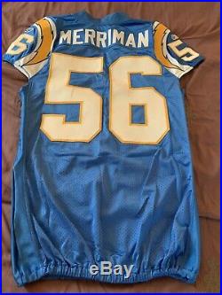 2006 Chargers Shawne Merriman Game Worn Used Team Issued Afl Retro Jersey