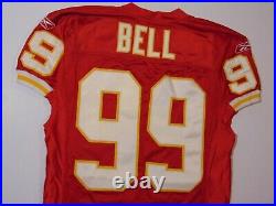 2006 Kendrell Bell Kansas City Chiefs NFL Team Issued Jersey Reebox Game Jersey