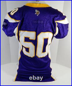 2006 Minnesota Vikings #50 Game Issued Purple Jersey 48 DP20317