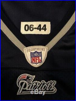 2006 New England Patriots Blank Game Issued Jersey Size 44