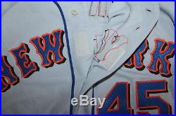 2006 Pedro Martinez Game Used Jersey Issued Worn Mets HOF Perfect Example