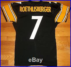 2006 Steelers Roethlisberger Pro Cut Team Issued Game Jersey 50 Reebok USA RARE