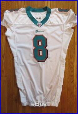 2007 Daunte Culpepper Game Issued Miami Dolphins Football Jersey Used Worn UCF