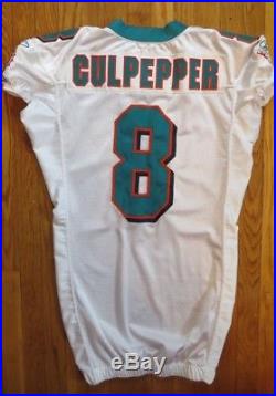 2007 Daunte Culpepper Game Issued Miami Dolphins Football Jersey Used Worn UCF