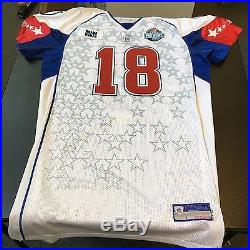 2007 Peyton Manning Authentic Reebok Game Issued On Field Pro Bowl Jersey