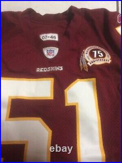 2007 Redskins Game Worn/Issued Jersey (Smith)