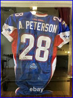 2008 Adrian Peterson Pro Bowl Game Issue Rookie MVP Signed Auto