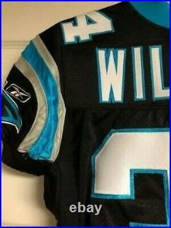 2008 Deangelo Williams Game Issued Carolina Panthers NFL Jersey Autographed PSA