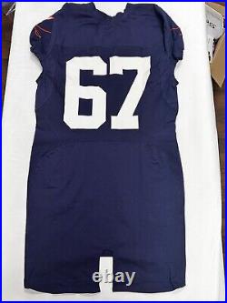 2008 Gator Bowl UVA Cavaliers Team Issued Worn Football Jersey Nike Size 46 #67