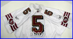 2008 San Francisco 49ers #5 Game Issued White Jersey DP08230