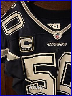 2009/2010 Dallas Cowboys Reebok game issued modified jersey Sean Lee size 48