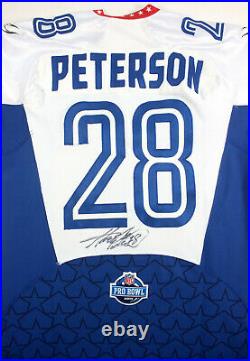 2009 Adrian Peterson Signed Pro Bowl Game Issued Vikings Jersey Psa NFL Holo