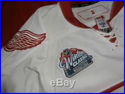 2009 Game Issued Detroit Red Wings Winter Classic Jersey-tomas Kopecky-meigray