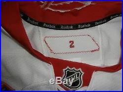 2009 Game Issued Detroit Red Wings Winter Classic Jersey-tomas Kopecky-meigray