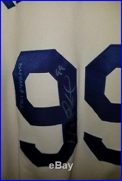 2009 Game Worn/Issued Manny Ramirez Dodgers Majestic Jersey Size 56 0063 tag HOF