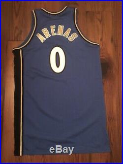 2009 Gilbert Arenas BLACK BAND Game Used Issued Wizards Jersey 50+4