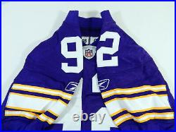 2009 Minnesota Vikings #92 Game Issued Purple Jersey 48 DP20349
