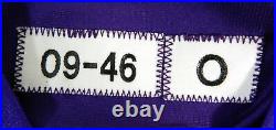 2009 Minnesota Vikings #98 Game Issued Purple Jersey 46 DP20322