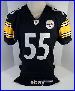 2009 Pittsburgh Steelers Turner #55 Game Issued Black Jersey 48 DP21117