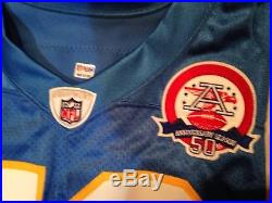 2009 San Diego Chargers AFL Legacy 50th Anniversary Patch Game Issued Jersey #56
