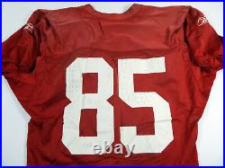 2009 San Francisco 49ers Vernon Davis #85 Game Issued Red Practice Jersey L 7035