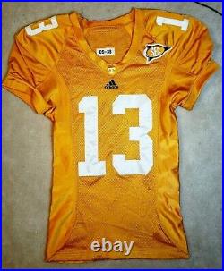 2009 Tennessee Volunteers Game Worn Football jersey Team Player Issued Used Vols