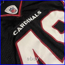 2010 Arizona Cardinals Team Issued Game Black Alternate Jersey Size 46