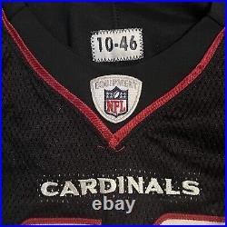 2010 Arizona Cardinals Team Issued Game Black Alternate Jersey Size 46