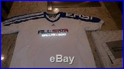 2010 Derrick Rose game issued worn BASKETBALL Jersey first all star meigray
