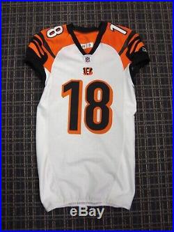 2011 AJ Green Cincinnati Bengals Signed Rookie Team Issued Pro Cut Game Jersey